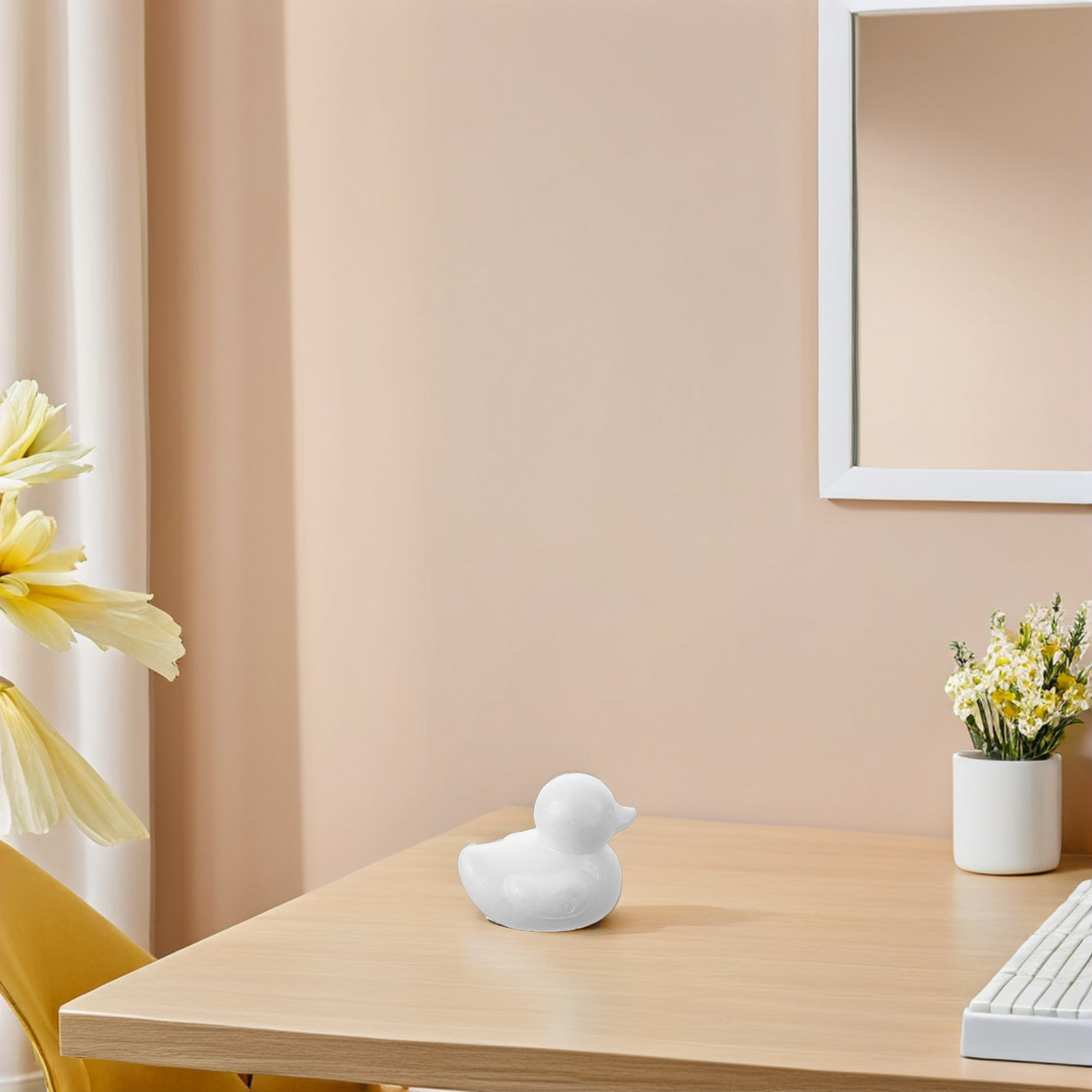 White Foam Duck for Craft DIY  - Art Craft Duck บทวิจารณ์และราคา
