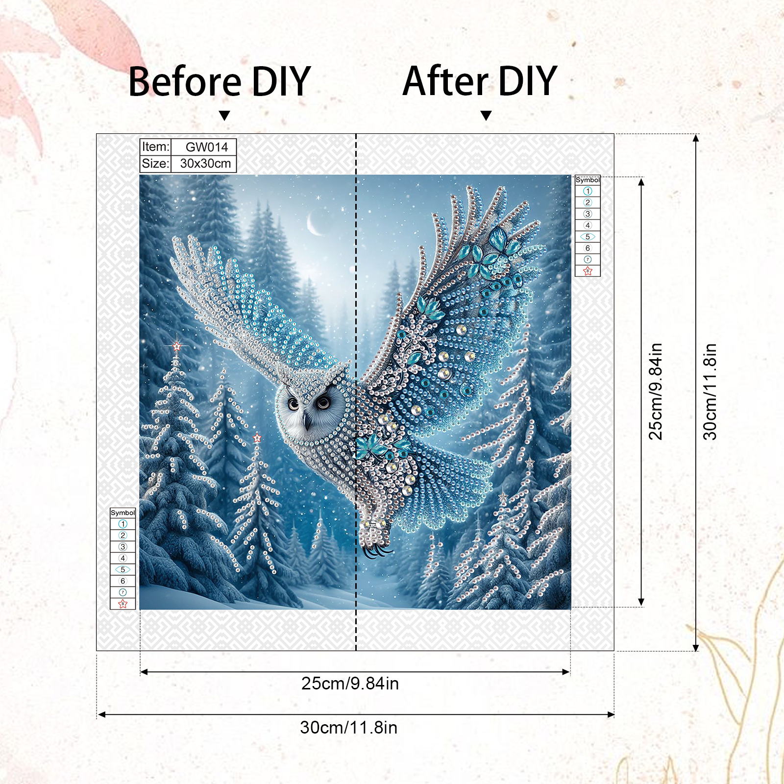 5D DIY Diamond Painting Kit Ow - Art Craft Website บทวิจารณ์และราคา