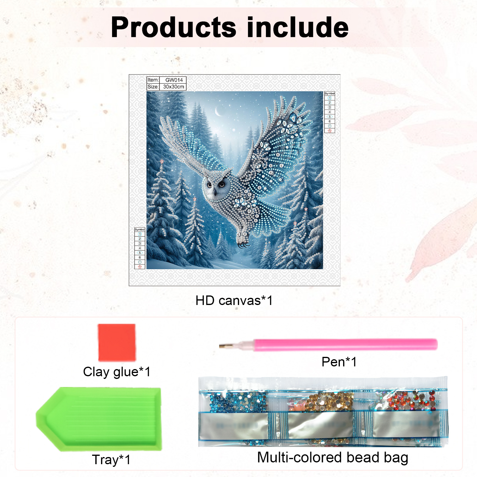 5D DIY Diamond Painting Kit Ow - Art Craft Website บทวิจารณ์และราคา