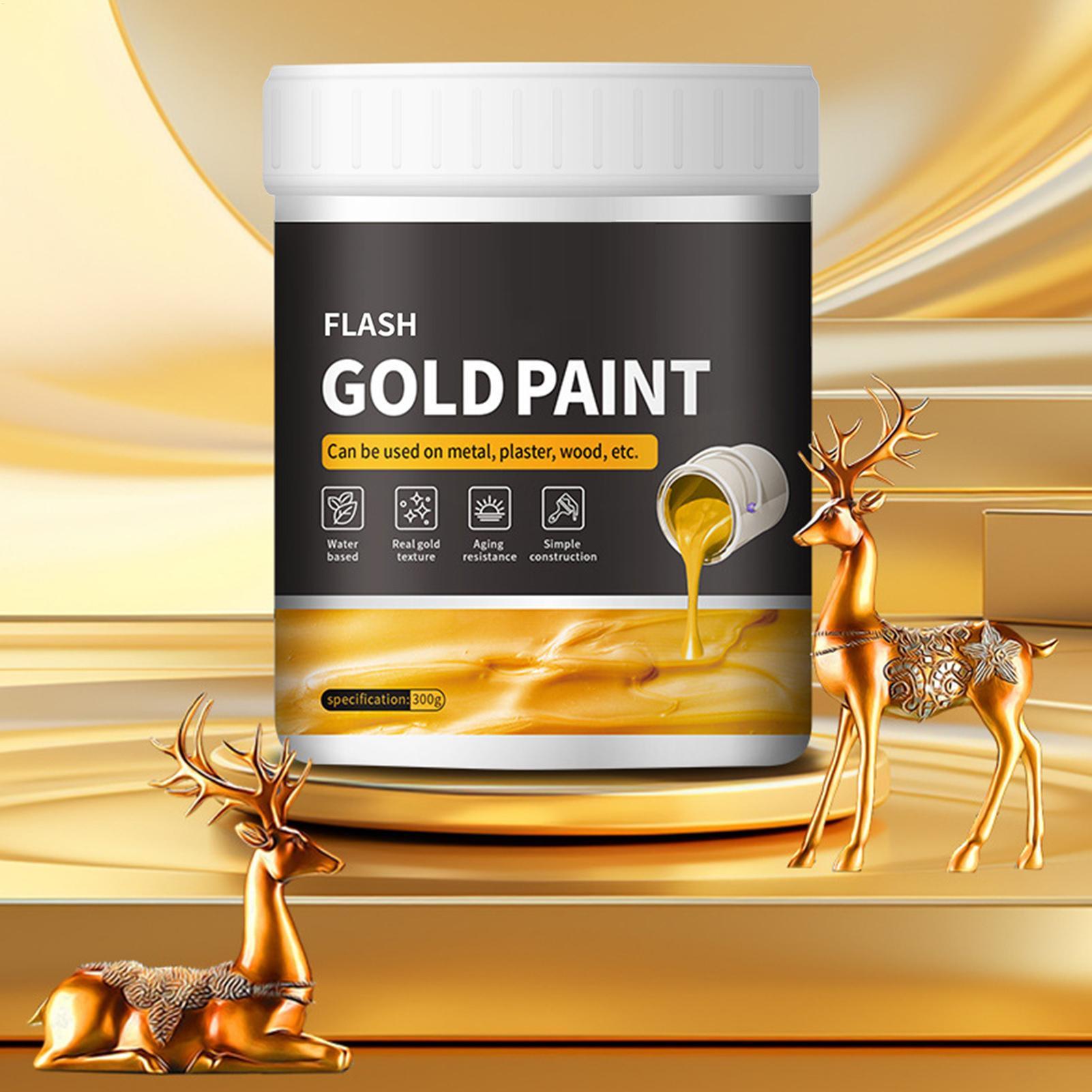 300g Liquid Gold Paint DIY Fas - Art And Craft With Paint บทวิจารณ์และราคา