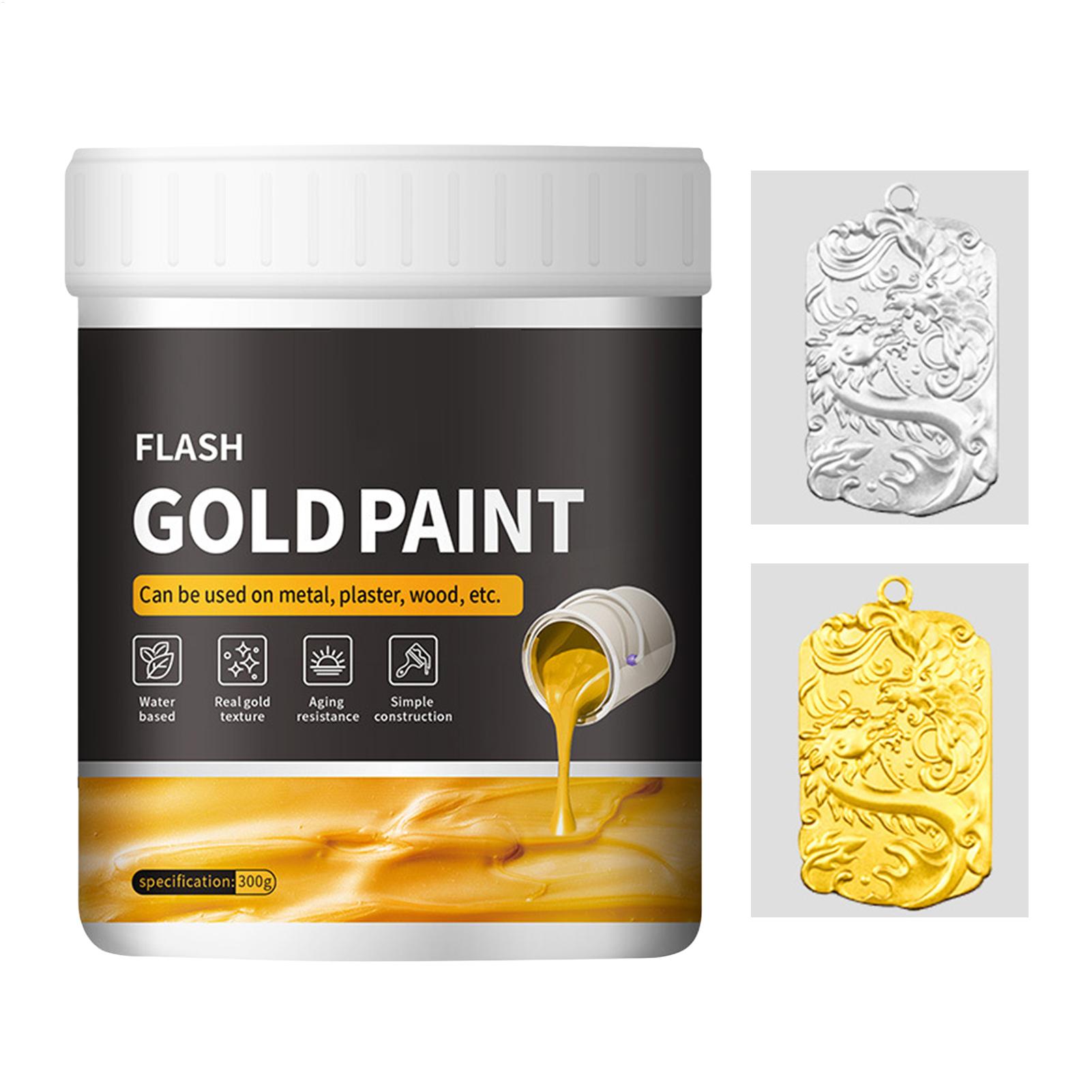 300g Liquid Gold Paint DIY Fas - Art And Craft With Paint บทวิจารณ์และราคา