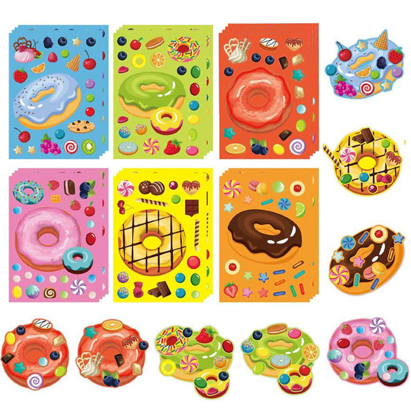 Make a Face Donut Stickers for - Art Craft 5 Year Old บทวิจารณ์และราคา