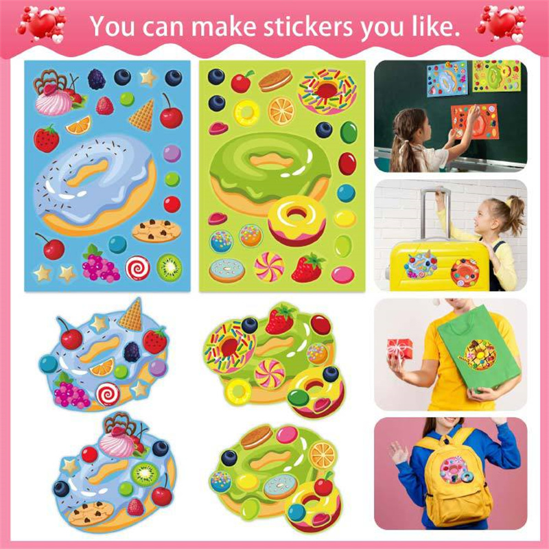 Make a Face Donut Stickers for - Art Craft 5 Year Old บทวิจารณ์และราคา