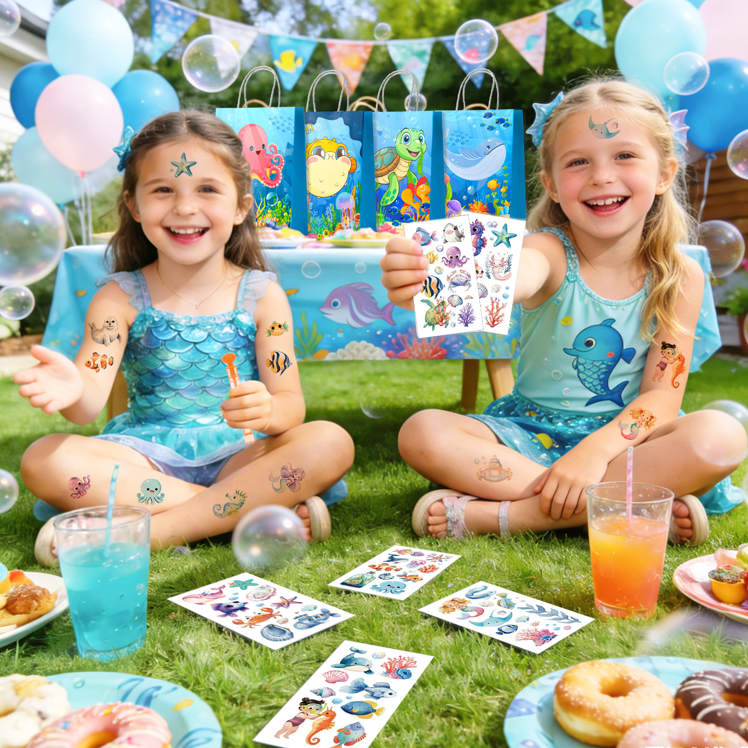 120 Pcs Under the Sea Birthday - Art Craft Event บทวิจารณ์และราคา