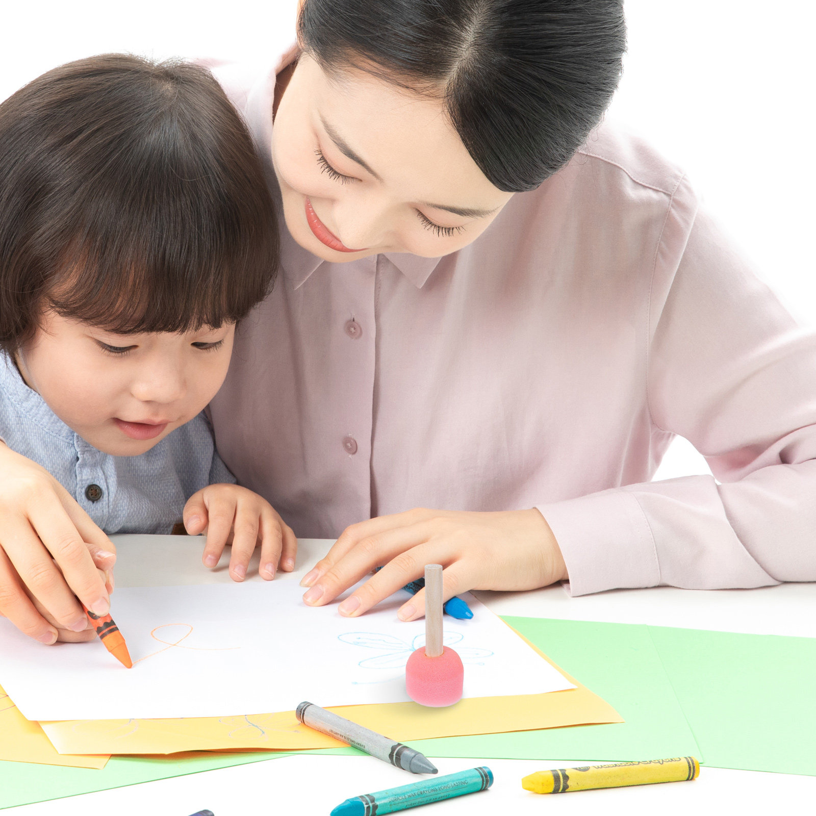 25Pcs Children Painting Sponge - Art And Craft With Paint บทวิจารณ์และราคา