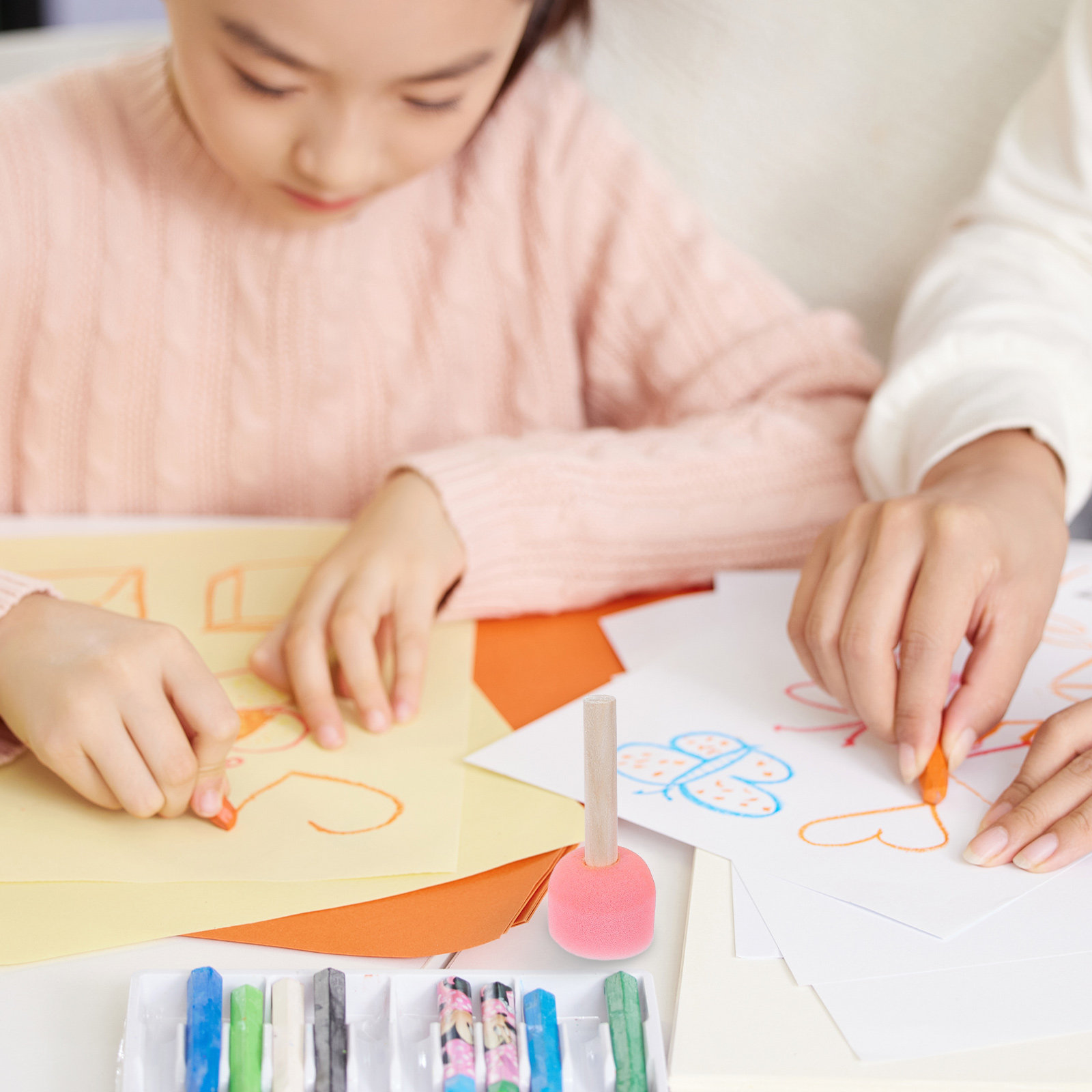 25Pcs Children Painting Sponge - Art And Craft With Paint บทวิจารณ์และราคา