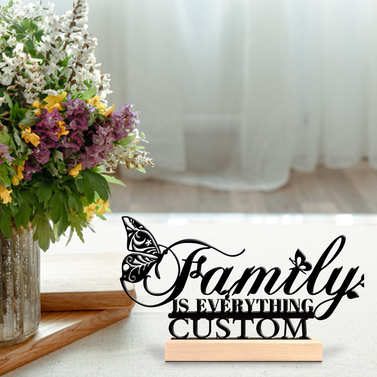 1pc butterfly flower Custom Te - Art Y Craft บทวิจารณ์และราคา