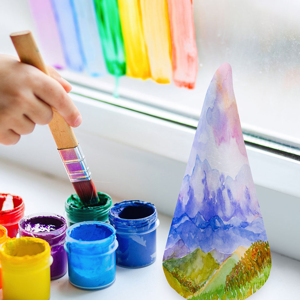 18Pcs Craft Foam Cones White D - Art Craft Activities For Preschoolers บทวิจารณ์และราคา