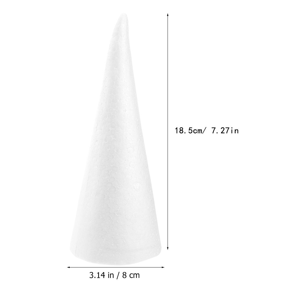 18Pcs Craft Foam Cones White D - Art Craft Activities For Preschoolers บทวิจารณ์และราคา